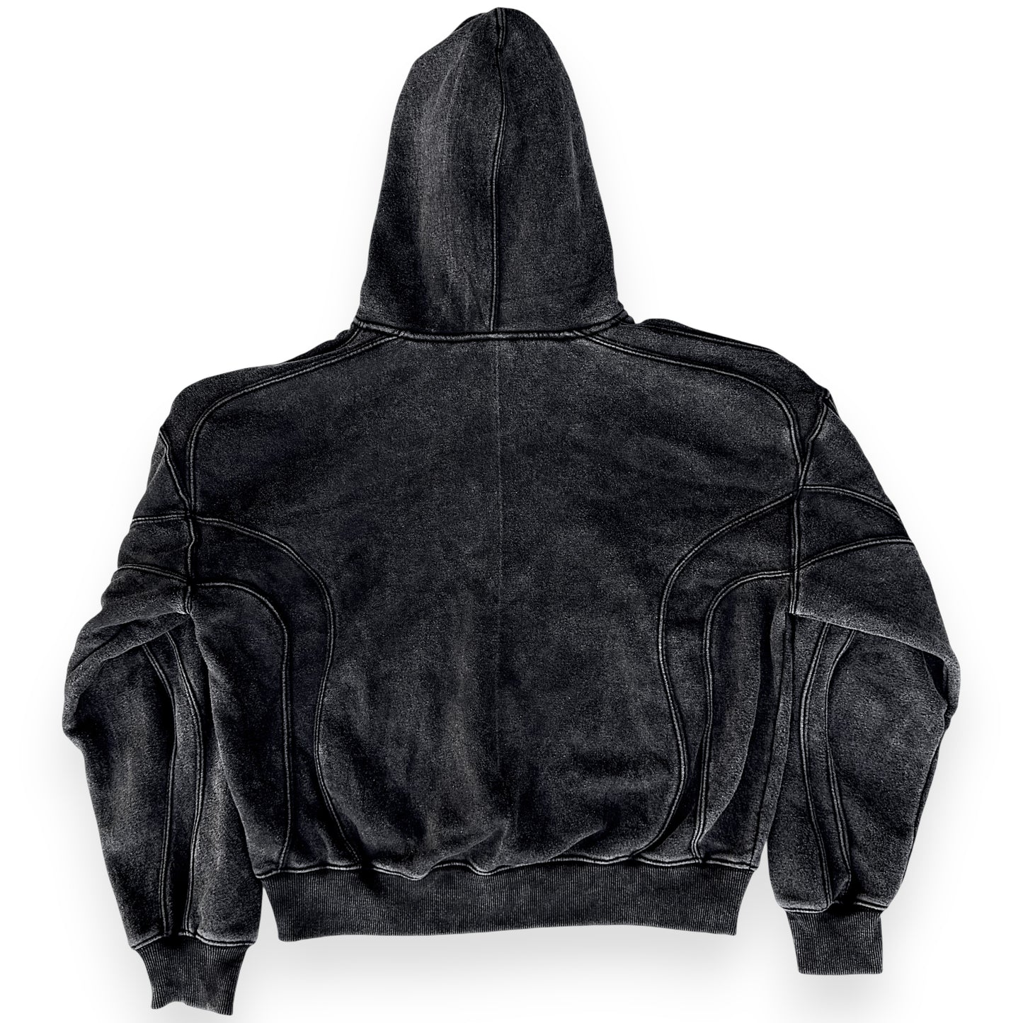 “Texture Original” Obsidian Zip Jacket
